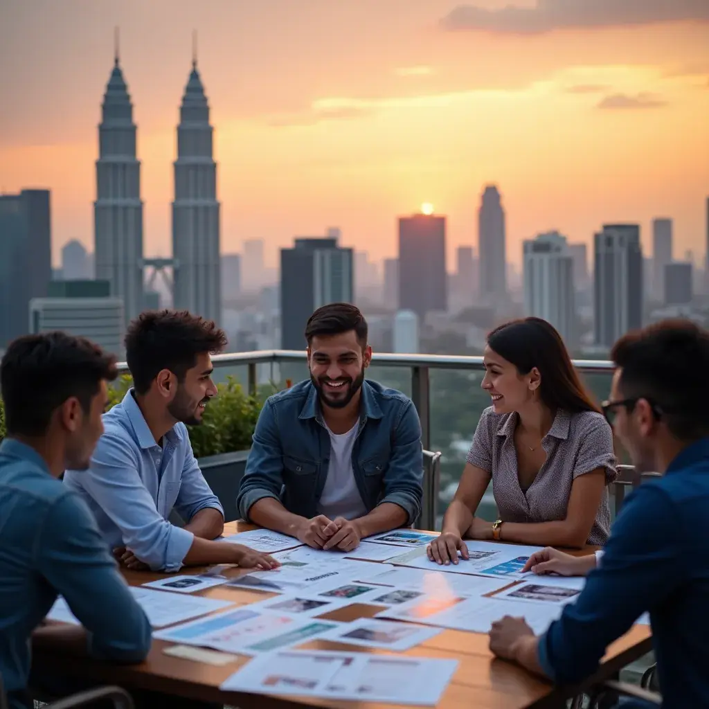 Modern industrial facility